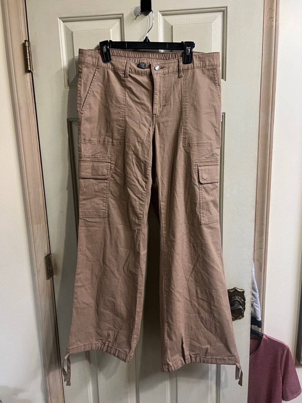 wild fable Tan Wide-Leg Cargo Pants